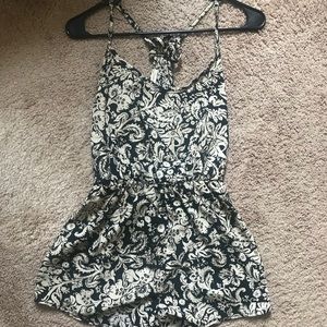 ANGL | Black & White Romper